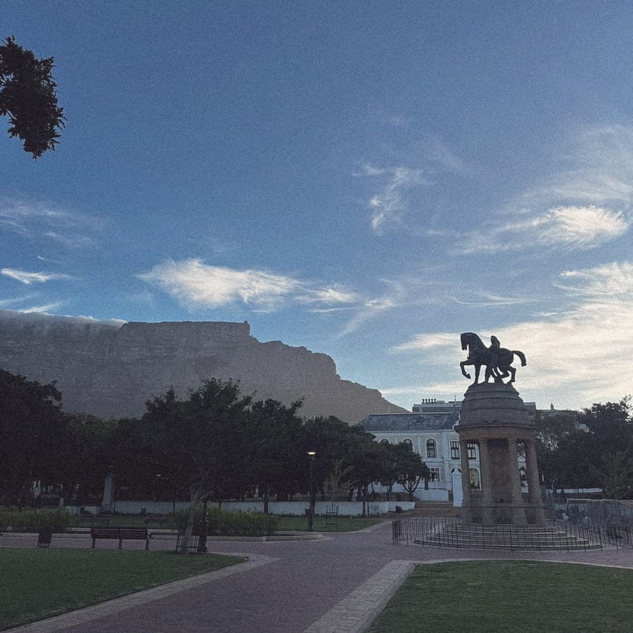 Table Mountain from the Company's Garden